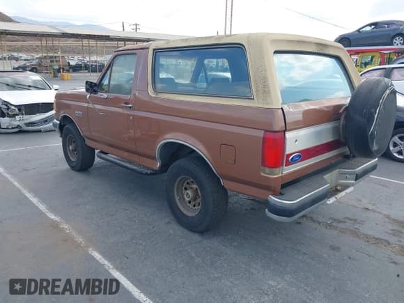 ✅ 1989 Ford Bronco Eddie Bauer • VIN: 1FMEU15N9KLA31278 • Lot: 43160740. Listed on IAAI with 21,208 mi. Free auction sales archive from the USA and detailed vehicle history report at DreamBid. Image 3.