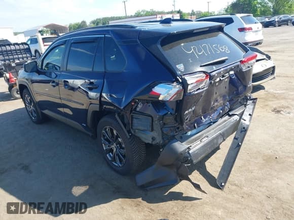 ✅ 2024 Toyota RAV4 Hybrid XLE Premium • VIN: JTMB6RFV3RJ041700 • Lot: 42171568. Listed on IAAI with 10,452 mi. Free auction sales archive from the USA and detailed vehicle history report at DreamBid. Image 3.