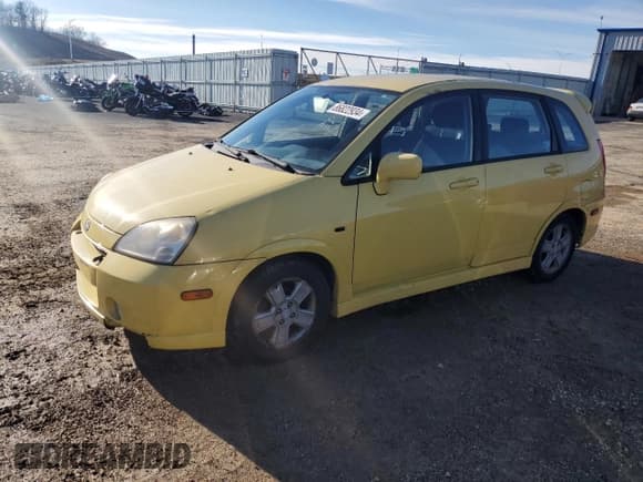 ✅ 2003 Suzuki Aerio SX • VIN: JS2RD41H635200160 • Lot: 86822934. Listed on Copart with 111,721 mi. Free auction sales archive from the USA and detailed vehicle history report at DreamBid. Image 1.