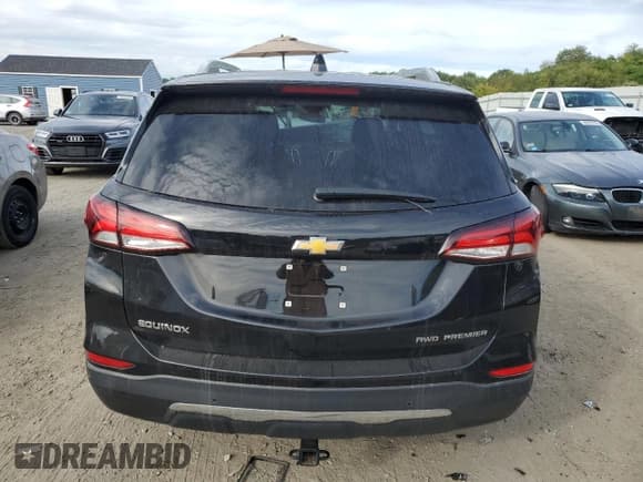 ✅ 2022 Chevrolet Equinox Premier • VIN: 2GNAXXEV3N6143544 • Lot: 80412105. Listed on Copart with 93,247 mi. Free auction sales archive from the USA and detailed vehicle history report at DreamBid. Image 6.