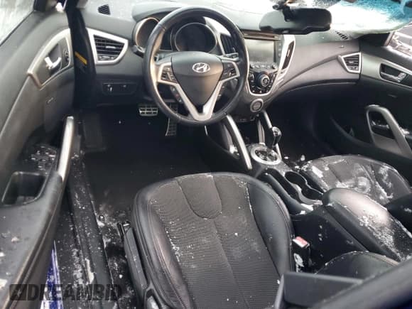 ✅ 2012 Hyundai Veloster w/Gray Int • VIN: KMHTC6AD8CU062585 • Lot: 88323585. Listed on Copart with Not provided. Free auction sales archive from the USA and detailed vehicle history report at DreamBid. Image 8.