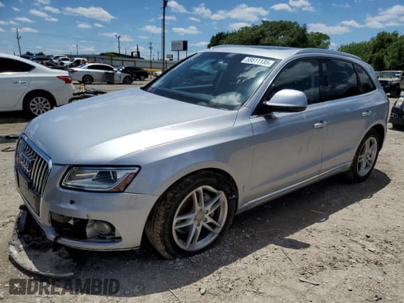 ✅ 2017 Audi Q5 Premium • VIN: WA1C2AFP7HA077496 • Lot: 58511135. Listed on Copart with 61,295 mi. Free auction sales archive from the USA and detailed vehicle history report at DreamBid. Image 1.