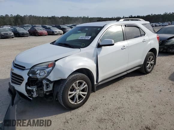 ✅ 2016 Chevrolet Equinox LT • VIN: 2GNALCEK1G1160126 • Лот: 44512574. Опубликован ранее на Copart с пробегом 105 076 миль. Бесплатный доступ к архиву аукционных продаж из США и подробный отчёт об истории автомобиля на DreamBid. Изображение 1.