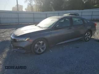2018 Honda Accord EX-L z VIN 1HGCV1F5XJA085143, wystawiony jako Copart lot #89855015 z przebiegiem 61 704 mil mil oraz Szkoda całkowita • Salvage title. Historia ofert i sprzedaży dostępna na DreamBid. Obrazek 1.