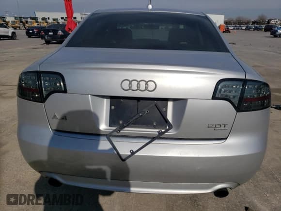 ✅ 2008 Audi A4 2.0T • VIN: WAUDF78E28A118711 • Lot: 87708445. Listed on Copart with 226,417 mi. Free auction sales archive from the USA and detailed vehicle history report at DreamBid. Image 6.
