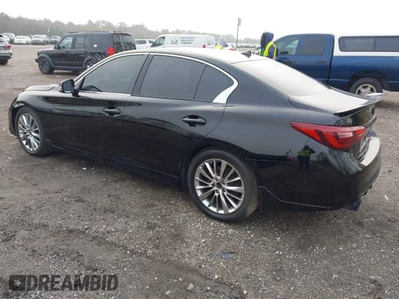 ✅ 2018 Infiniti Q50 Luxe • VIN: JN1EV7AP3JM590056 • Lot: 43911023. Wystawiony na IAAI z przebiegiem 87 608 mil. Bezpłatny archiwum sprzedaży aukcyjnych z USA i szczegółowy raport historii pojazdu na DreamBid. Zdjęcie 3.