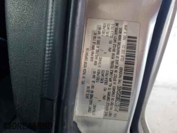 ✅ 2006 Mazda RX-8 • VIN: JM1FE173960202460 • Lot: 85266965. Wystawiony na Copart z przebiegiem 169 457 mil. Bezpłatny archiwum sprzedaży aukcyjnych z USA i szczegółowy raport historii pojazdu na DreamBid. Zdjęcie 12.