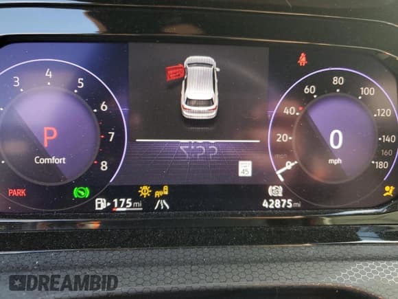 ✅ 2024 Volkswagen Golf GTI SE • VIN: WVW3A7CD8RW222149 • Лот: 86593435. Опубликован ранее на Copart с пробегом 42 875 миль. Бесплатный доступ к архиву аукционных продаж из США и подробный отчёт об истории автомобиля на DreamBid. Изображение 9.