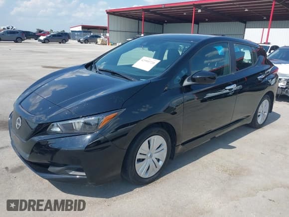 ✅ 2023 Nissan LEAF S • VIN: 1N4AZ1BV1PC557622 • Lot: 42995720. Listed on IAAI with 27,174 mi. Free auction sales archive from the USA and detailed vehicle history report at DreamBid. Image 2.