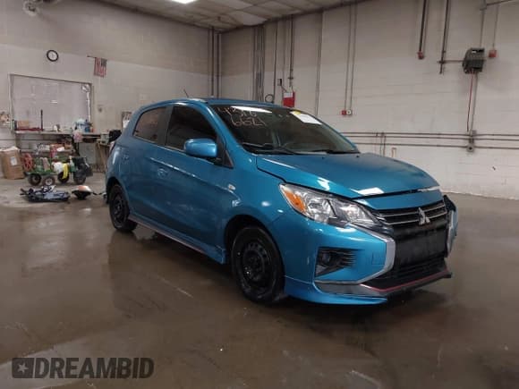 ✅ 2021 Mitsubishi Mirage ES • VIN: ML32AUHJ0MH007244 • Лот: 43186621. Опубликован ранее на IAAI с пробегом 107 123 миль. Бесплатный доступ к архиву аукционных продаж из США и подробный отчёт об истории автомобиля на DreamBid. Изображение 1.