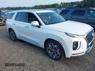 ✅ 2021 Hyundai Palisade Calligraphy • VIN: KM8R7DHE2MU318710 • Лот: 42808472. Опубликован ранее на IAAI с пробегом 33 904 миль. Бесплатный доступ к архиву аукционных продаж из США и подробный отчёт об истории автомобиля на DreamBid. Изображение 1.
