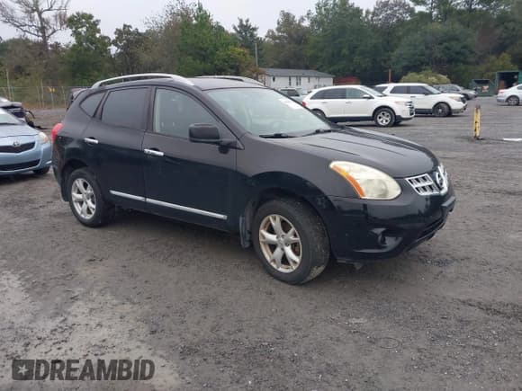 ✅ 2011 Nissan Rogue S • VIN: JN8AS5MV6BW690066 • Lot: 43564016. Listed on IAAI with 147,405 mi. Free auction sales archive from the USA and detailed vehicle history report at DreamBid. Image 1.