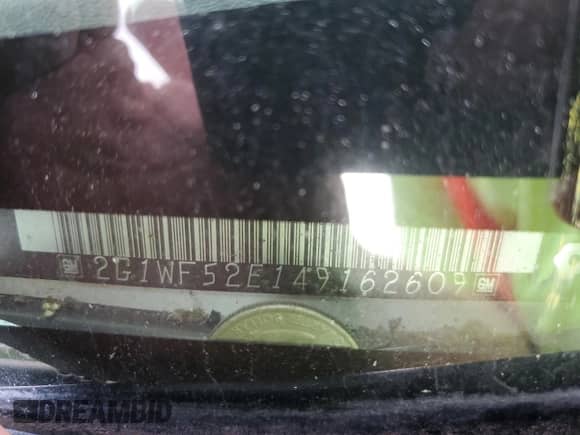 2004 Chevrolet Impala с VIN 2G1WF52E149162609, выставлен на аукционе Copart как лот 72263334 с пробегом 213 211 миль миль и Списание • Salvage title. История ставок и продаж доступна на DreamBid. Изображение 14.