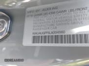 ✅ 2020 Audi A3 Premium • VIN: WAUAUGFF5LA004960 • Lot: 42458572. Listed on IAAI with 58,436 mi. Free auction sales archive from the USA and detailed vehicle history report at DreamBid. Image 9.