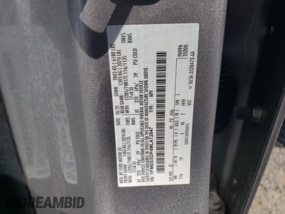 ✅ 2021 Ford Bronco • VIN: 1FMEE5DP4MLA72847 • Lot: 69575825. Wystawiony na Copart z przebiegiem 22 682 mil. Bezpłatny archiwum sprzedaży aukcyjnych z USA i szczegółowy raport historii pojazdu na DreamBid. Zdjęcie 14.