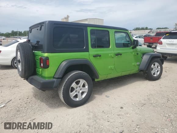 ✅ 2020 Jeep Wrangler Unlimited Sport S • VIN: 1C4HJXDN2LW113951 • Lot: 58082405. Listed on Copart with 122,591 mi. Free auction sales archive from the USA and detailed vehicle history report at DreamBid. Image 3.
