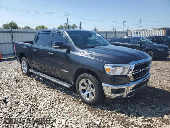 2019 Ram 1500 Big Horn с VIN 1C6SRFFT7KN555706, выставлен на аукционе Copart как лот 70169395 с пробегом 105 043 миль миль и Списание • Salvage title. История ставок и продаж доступна на DreamBid. Изображение 4.