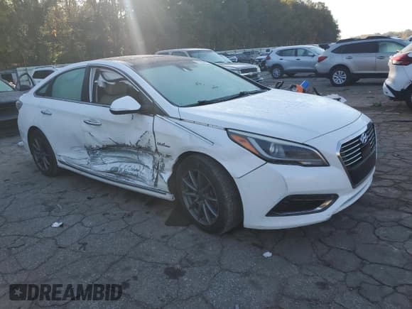 ✅ 2016 Hyundai Sonata Limited • VIN: KMHE34L16GA019354 • Lot: 91103385. Listed on Copart with 75,677 mi. Free auction sales archive from the USA and detailed vehicle history report at DreamBid. Image 4.