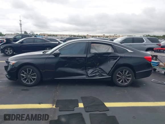 2022 Honda Accord EX-L with VIN 1HGCV1F54NA042679, listed as a IAAI auction lot 42419939 with 22,624 mi miles and . Bid and sale history available at DreamBid. Image 14.