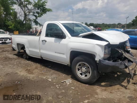 2016 Chevrolet Silverado 1500 Work Truck with VIN 1GCNCNEH6GZ397969, listed as a Copart auction lot 58980425 with 200,498 mi miles and Salvage title. Bid and sale history available at DreamBid. Image 4.