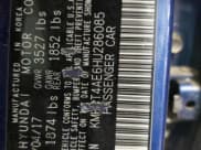 ✅ 2017 Hyundai Accent SE • VIN: KMHCT4AE6HU286085 • Лот: 68409873. Опубликован ранее на Copart с пробегом 94 262 миль. Бесплатный доступ к архиву аукционных продаж из США и подробный отчёт об истории автомобиля на DreamBid. Изображение 12.