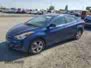 2016 Hyundai Elantra SE with VIN 5NPDH4AEXGH763605, listed as a Copart auction lot 82157805 with 98,559 mi miles and Salvage title. Bid and sale history available at DreamBid. Image 1.