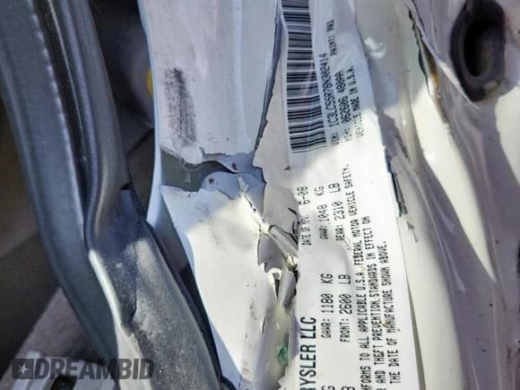 ✅ 2008 Chrysler Sebring Touring • VIN: 1C3LC55R78N302414 • Lot: 81631405. Wystawiony na Copart z przebiegiem 124 856 mil. Bezpłatny archiwum sprzedaży aukcyjnych z USA i szczegółowy raport historii pojazdu na DreamBid. Zdjęcie 12.