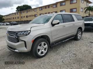 2023 Chevrolet Suburban LT z VIN 1GNSCCKD2PR170276, wystawiony jako Copart lot #70963375 z przebiegiem 47 477 mil mil oraz Nie do naprawy • Non repairable. Historia ofert i sprzedaży dostępna na DreamBid. Obrazek 1.