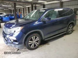 ✅ 2017 Honda Pilot EX-L • VIN: 5FNYF5H82HB007196 • Lot: 59860565. Listed on Copart with 109,202 mi. Free auction sales archive from the USA and detailed vehicle history report at DreamBid. Image 1.