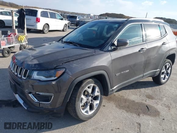 ✅ 2020 Jeep Compass Limited • VIN: 3C4NJDCB4LT146044 • Lot: 43608638. Wystawiony na IAAI z przebiegiem 57 648 mil. Bezpłatny archiwum sprzedaży aukcyjnych z USA i szczegółowy raport historii pojazdu na DreamBid. Zdjęcie 2.