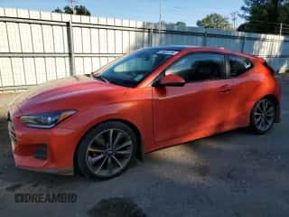 2020 Hyundai Veloster 2.0 with VIN KMHTG6AFXLU029657, listed as a Copart auction lot 73000104 with 89,333 mi miles and Salvage title. Bid and sale history available at DreamBid. Image 1.