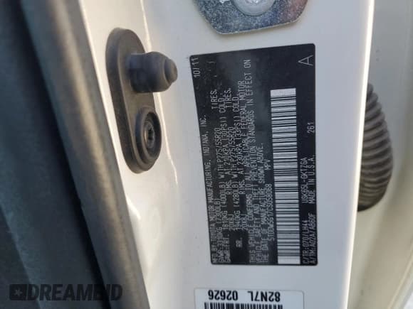 ✅ 2012 Toyota Sequoia Platinum • VIN: 5TDDW5G17CS058068 • Lot: 82676395. Listed on Copart with 255,021 mi. Free auction sales archive from the USA and detailed vehicle history report at DreamBid. Image 12.