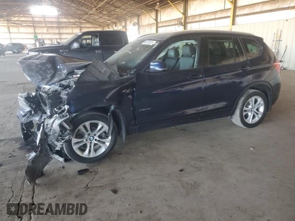 ✅ 2017 BMW X3 xDrive35i • VIN: 5UXWX7C51H0S19419 • Lot: 90272025. Listed on Copart with 59,013 mi. Free auction sales archive from the USA and detailed vehicle history report at DreamBid. Image 1.