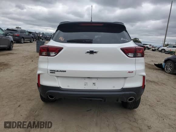 2022 Chevrolet TrailBlazer RS z VIN KL79MUSL4NB083967, wystawiony jako Copart lot #90722665 z przebiegiem 23 536 mil mil oraz Szkoda całkowita • Salvage title. Historia ofert i sprzedaży dostępna na DreamBid. Obrazek 6.