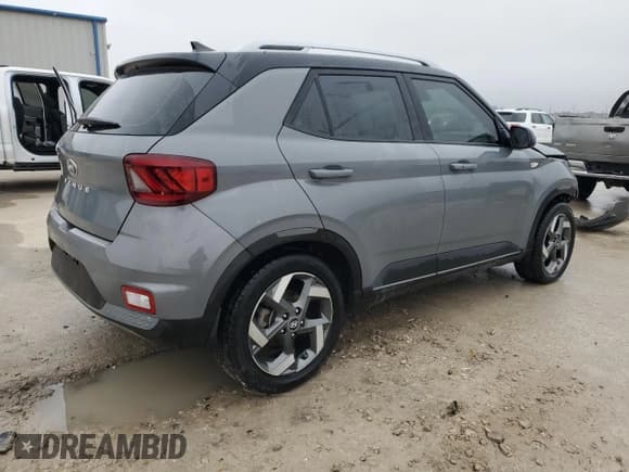 ✅ 2022 Hyundai Venue Limited • VIN: KMHRC8A39NU166728 • Lot: 44734945. Listed on Copart with Not provided. Free auction sales archive from the USA and detailed vehicle history report at DreamBid. Image 3.