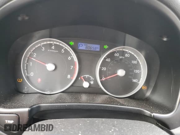 ✅ 2010 Hyundai Accent GS • VIN: KMHCM3AC6AU164712 • Лот: 56627775. Опубликован ранее на Copart с пробегом 80 658 миль. Бесплатный доступ к архиву аукционных продаж из США и подробный отчёт об истории автомобиля на DreamBid. Изображение 9.