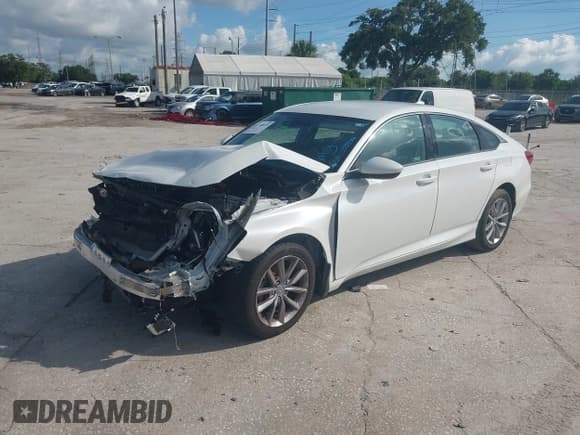✅ 2021 Honda Accord LX • VIN: 1HGCV1F18MA115533 • Lot: 42700675. Listed on IAAI with 89,209 mi. Free auction sales archive from the USA and detailed vehicle history report at DreamBid. Image 2.