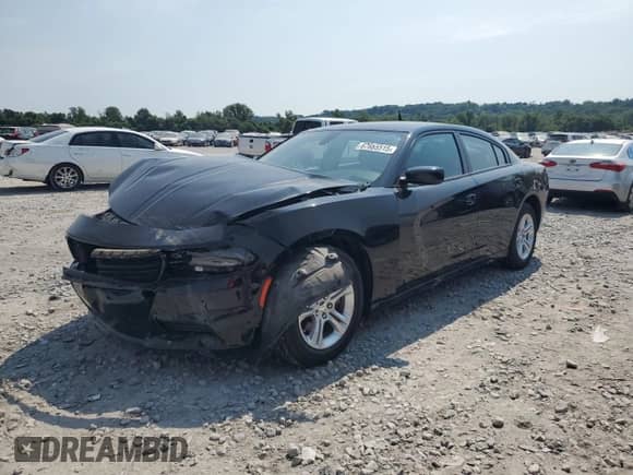 2022 Dodge Charger SXT with VIN 2C3CDXBG3NH234872, listed as a Copart auction lot 67685515 with 52,922 mi miles and Salvage title. Bid and sale history available at DreamBid. Image 1.