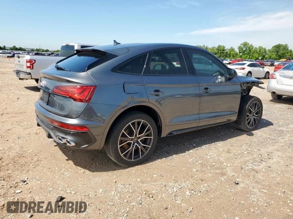 ✅ 2023 Audi SQ5 Sportback Premium Plus • VIN: WA124AFY8P2100971 • Лот: 56677625. Опубликован ранее на Copart с пробегом 24 114 миль. Бесплатный доступ к архиву аукционных продаж из США и подробный отчёт об истории автомобиля на DreamBid. Изображение 3.