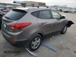 2013 Hyundai Tucson GLS with VIN KM8JU3AC8DU652524, listed as a Copart auction lot 80895923 with 112,193 mi miles and Clean title. Bid and sale history available at DreamBid. Image 3.