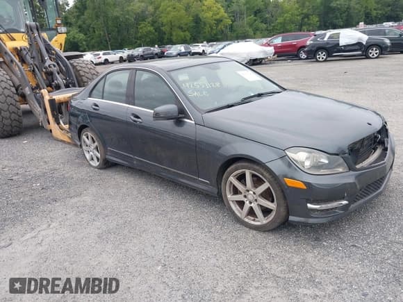 ✅ 2014 Mercedes-Benz C 250 Sport • VIN: WDDGF4HB2EG241072 • Lot: 42553128. Listed on IAAI with 106,726 mi. Free auction sales archive from the USA and detailed vehicle history report at DreamBid. Image 1.