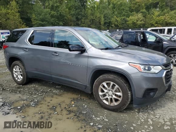 ✅ 2019 Chevrolet Traverse LS • VIN: 1GNERFKW3KJ205462 • Lot: 69303484. Wystawiony na Copart z przebiegiem 62 757 mil. Bezpłatny archiwum sprzedaży aukcyjnych z USA i szczegółowy raport historii pojazdu na DreamBid. Zdjęcie 4.