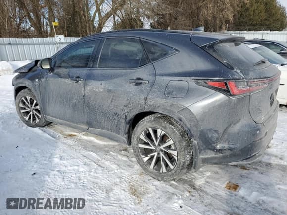 ✅ 2024 Lexus NX 350 F Sport • VIN: 2T2KGCEZ2RC042729 • Lot: 44562395. Wystawiony na Copart z przebiegiem 28 404 mil. Bezpłatny archiwum sprzedaży aukcyjnych z USA i szczegółowy raport historii pojazdu na DreamBid. Zdjęcie 2.
