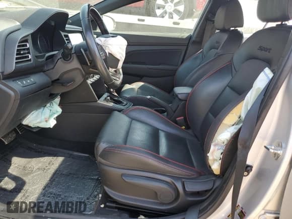 ✅ 2019 Hyundai Elantra Sport • VIN: KMHD04LB1KU819824 • Lot: 80226955. Listed on Copart with 87,970 mi. Free auction sales archive from the USA and detailed vehicle history report at DreamBid. Image 7.