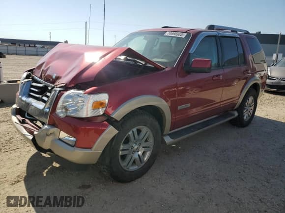 ✅ 2007 Ford Explorer Eddie Bauer • VIN: 1FMEU74E97UA80728 • Lot: 70666985. Wystawiony na Copart z przebiegiem 220 345 mil. Bezpłatny archiwum sprzedaży aukcyjnych z USA i szczegółowy raport historii pojazdu na DreamBid. Zdjęcie 1.