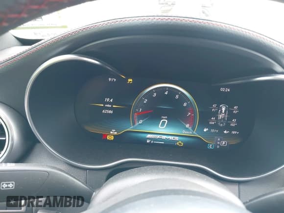 ✅ 2019 Mercedes-Benz C 43 AMG • VIN: 55SWF6EBXKU295133 • Lot: 42220346. Wystawiony na IAAI z przebiegiem 62 586 mil. Bezpłatny archiwum sprzedaży aukcyjnych z USA i szczegółowy raport historii pojazdu na DreamBid. Zdjęcie 7.