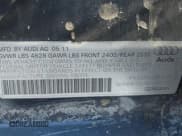 ✅ 2011 Audi A4 Premium Plus • VIN: WAUHFAFL0BN055723 • Lot: 43660039. Listed on IAAI with 160,049 mi. Free auction sales archive from the USA and detailed vehicle history report at DreamBid. Image 9.