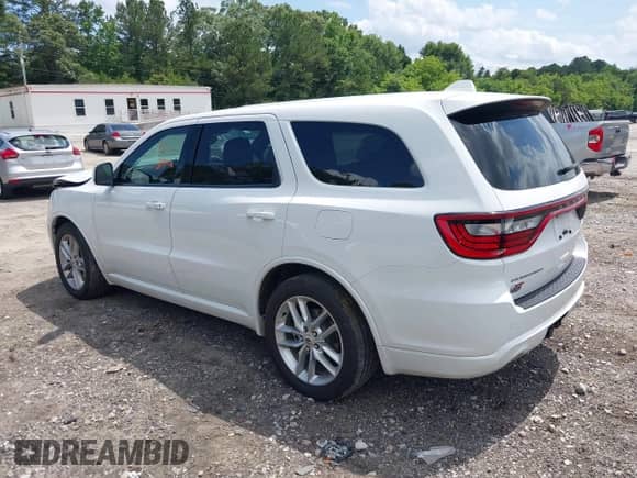 2021 Dodge Durango GT with VIN 1C4RDHDG3MC715795, listed as a IAAI auction lot 42472744 with 30,529 mi miles and . Bid and sale history available at DreamBid. Image 3.