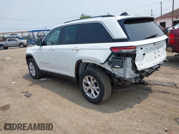 ✅ 2022 Jeep Grand Cherokee Limited • VIN: 1C4RJHBG1N8595107 • Lot: 42416656. Listed on IAAI with 33,574 mi. Free auction sales archive from the USA and detailed vehicle history report at DreamBid. Image 3.