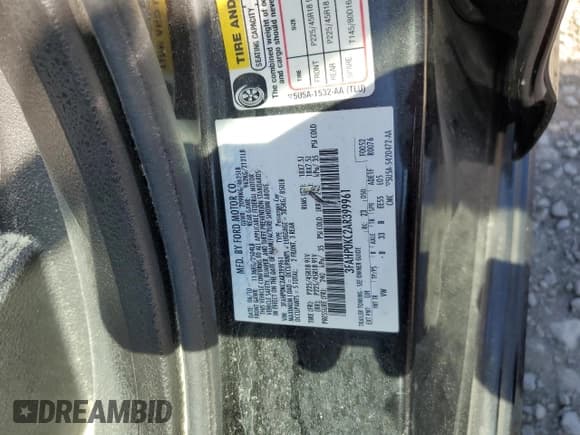 ✅ 2010 Ford Fusion SPORT • VIN: 3FAHP0KC2AR399961 • Lot: 84265245. Wystawiony na Copart z przebiegiem Nie podano. Bezpłatny archiwum sprzedaży aukcyjnych z USA i szczegółowy raport historii pojazdu na DreamBid. Zdjęcie 12.